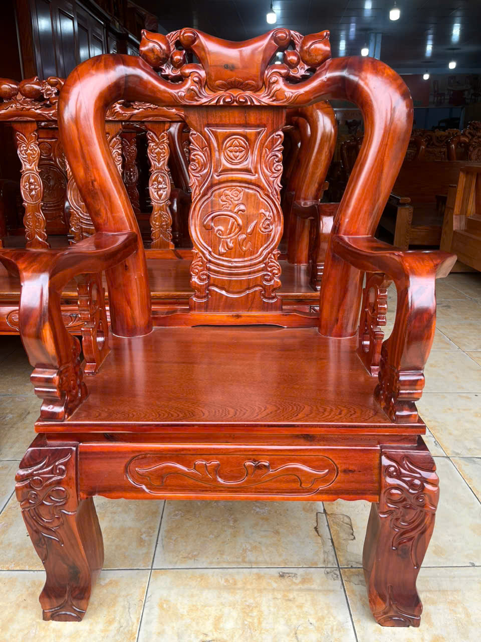 BỘ SALON XOAN ĐÀO, TAY 10 (BAO GỒM 6 MÓN)